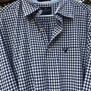 American Eagle Classic fit checker shirt